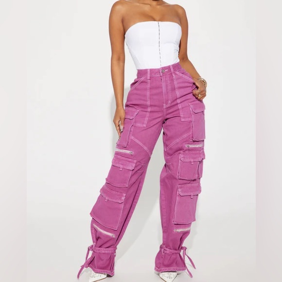 Fashion nova Cargo pants (NWT) - Picture 3 of 3